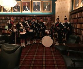 the Thistle Pipe Band