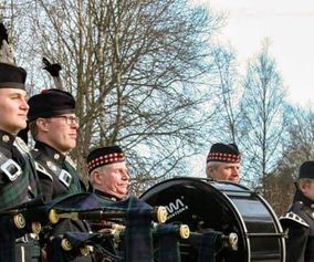 the Thistle Pipe Band - Stockholm