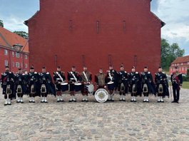 Thistle Pipe Band vid Kastellet Köpenhamn