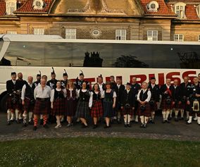 Thistle Pipe Band - Tannasg Pipe band - Tannasg Dancers