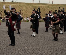 Thistle Pipe Band i Massed Bands i Köpenhamn